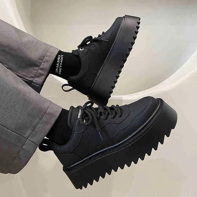 High Quality Men's Shoes Autumn New Men Thick Soled Casual Platform Sneakers for Men Comfortable Soft Board Shoes Zapatos Hombre
