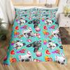 French Bulldog Duvet Cover Set Cute Animal Modern Decorative 3 Piece Bedding Set With 2 Pillowcase Dog Pattern Comforter Covers