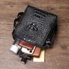 New Crocodile Bone Pattern Men's Single Shoulder Cross Bag, Fashionable and Casual Men's Bag, Trendy Bag, Outdoor Small Shoulder Bag