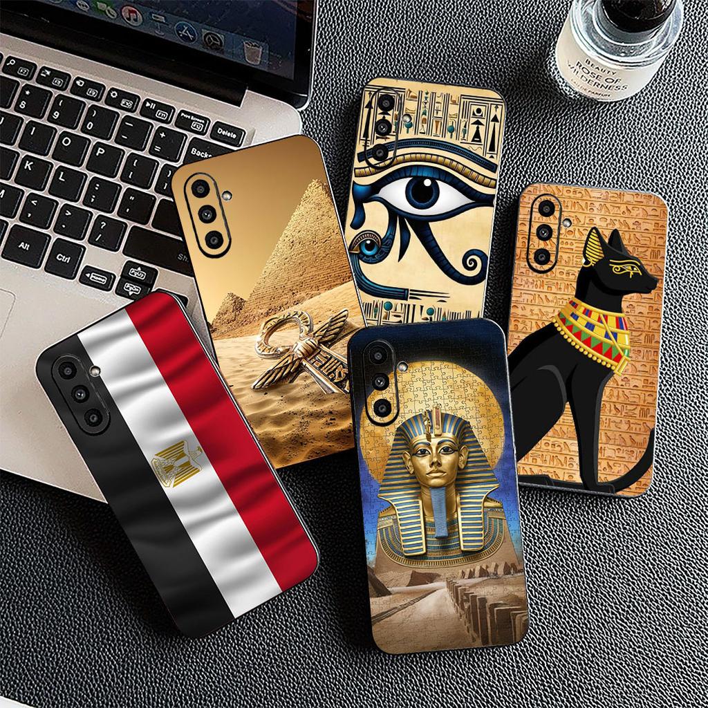 Egypt Nefertiti Anubis Ankh Kemet Pharaoh Flag Cover for Xiaomi Redmi Note 12 11 10 Pro 10A 10C 12C 13C Note12 12Pro Phone Case