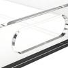 Clear Serving Tray 2 Pieces Clear Leakproof Decorative Acrylic Tray Display Organizer For Food Snack Dessert Coffee Table