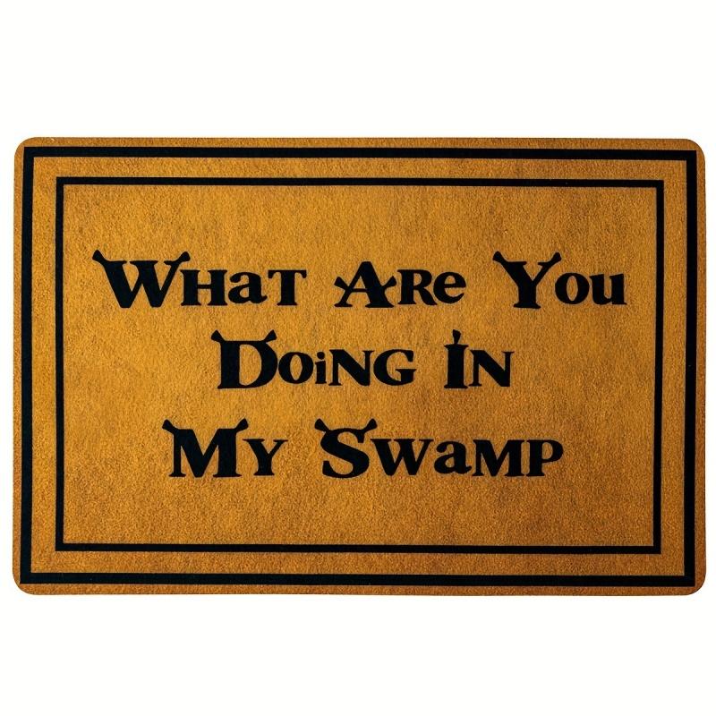 1Pc Welcome Door Rug A Variety of Letter Patterns Non-slip Floormat Bedroom Kitchen Entrance Doormat Machine Washable Carpet
