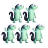 1/2/3/4/5/6/9/10/15Pcs Car Stickers Waterproof UV Resistant Strong Stickiness Self Adhesive Colorful Lizard Stickers Funny Decals