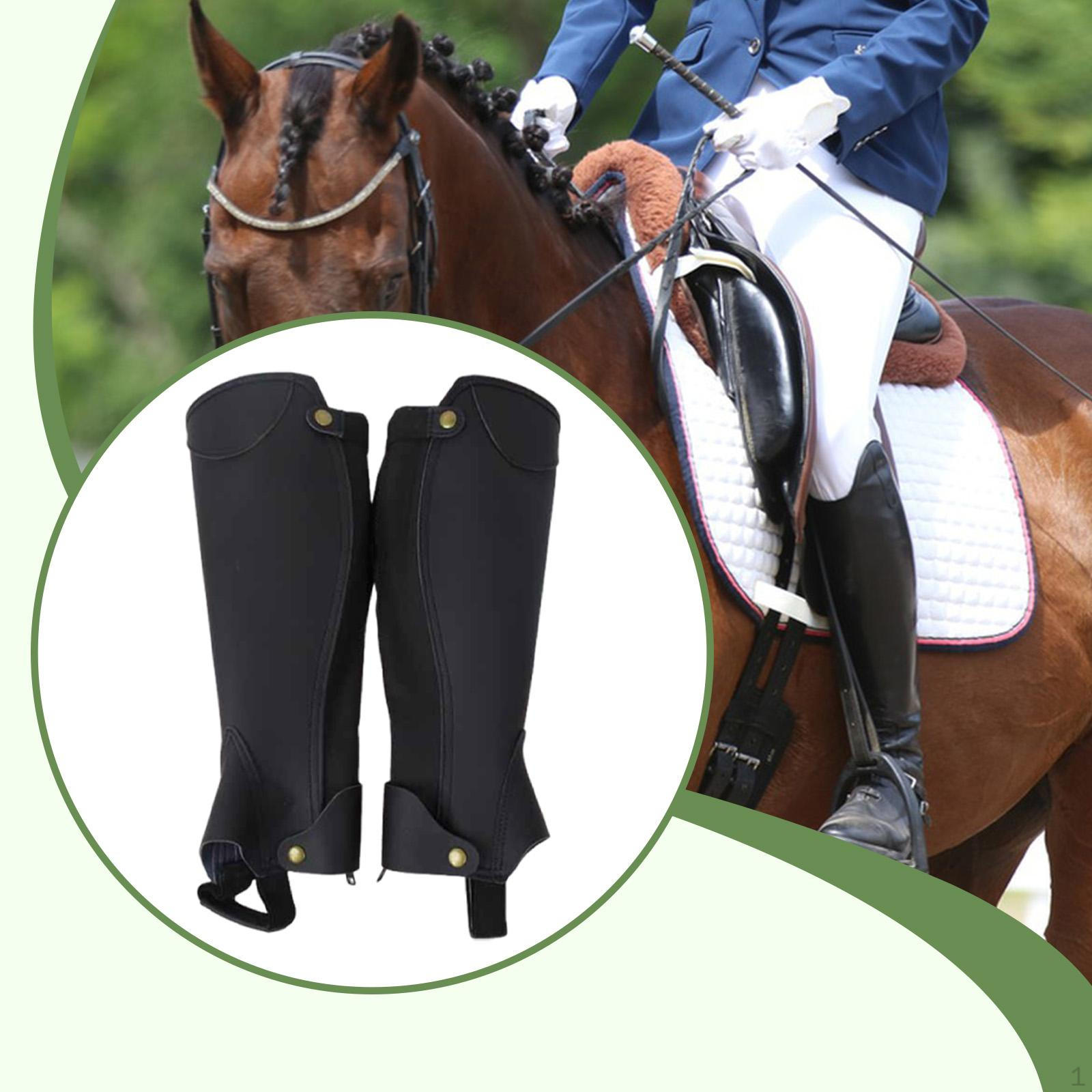 

Конные Ботинки Устойчивые к Езде Дышащие Микрофибровые Наколенники Амортизирующие Чехлы на Обувь Style A