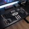 Tappetino per Mouse con Motivo a Tema Bayern Monaco, Design con Logo Calcio Tappetino da Scrivania XXL per Gaming Mouse Pad Antiscivolo per Computer
