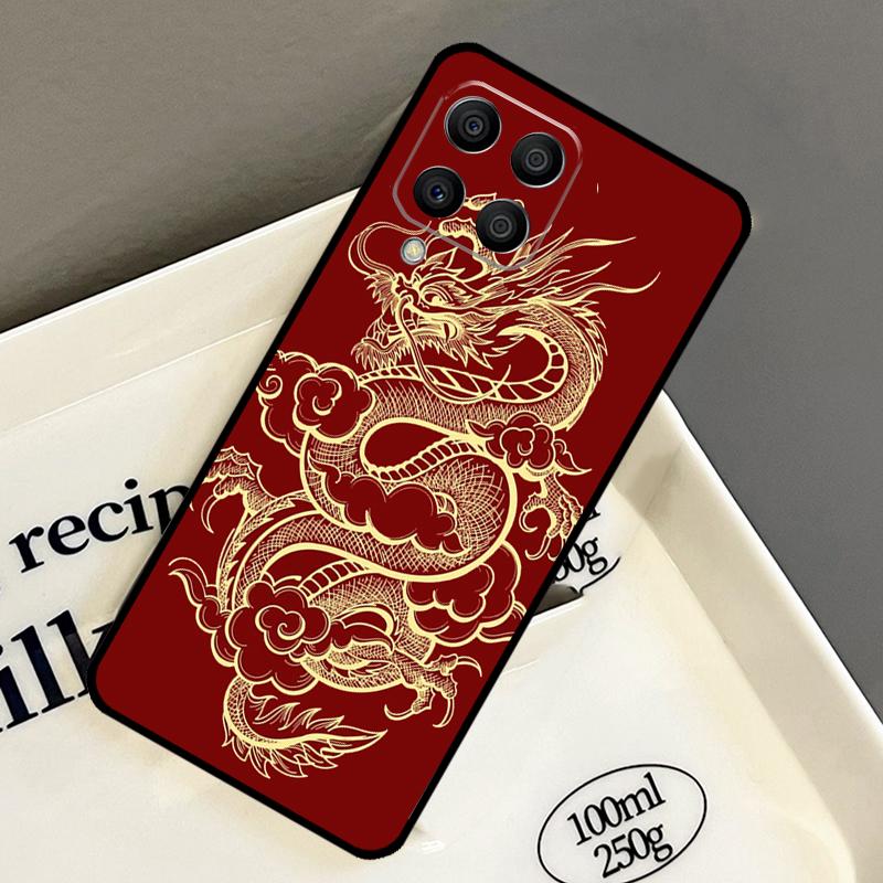 Chinese Dragon Case For Samsung Galaxy M14 M34 M54 M56 M16 M36 M13 M15 M35 M55 M11 M31 M53 M51 M12 M32 M52