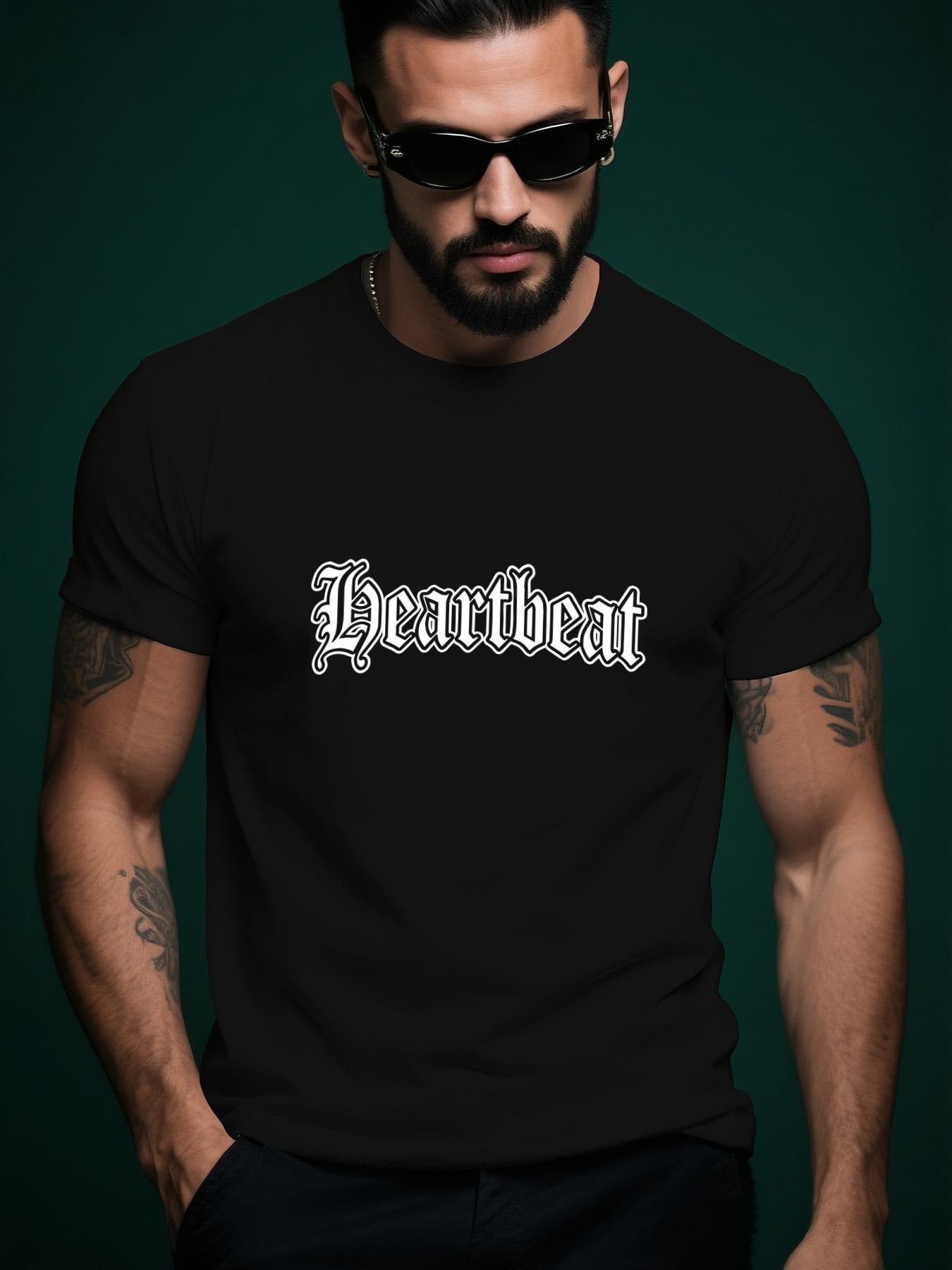 Gothic Letter Graphic Casual Tshirt - Summer Short Sleeve... XL