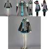 Skin-friendly Hatsune Miku Vocaloid Cosplay Suit With Wig Tops Dress And Tie