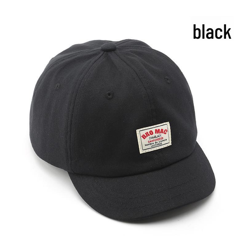 

Унисекс бейсболка в корейско-японском стиле с коротким козырьком и нашивкой, для весны/лета, с защитой от УФ-лучей Adjustable