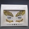 Cat Face Masquerade Rhinestone Stickers & DIY Jewelry Ring for Makeup
