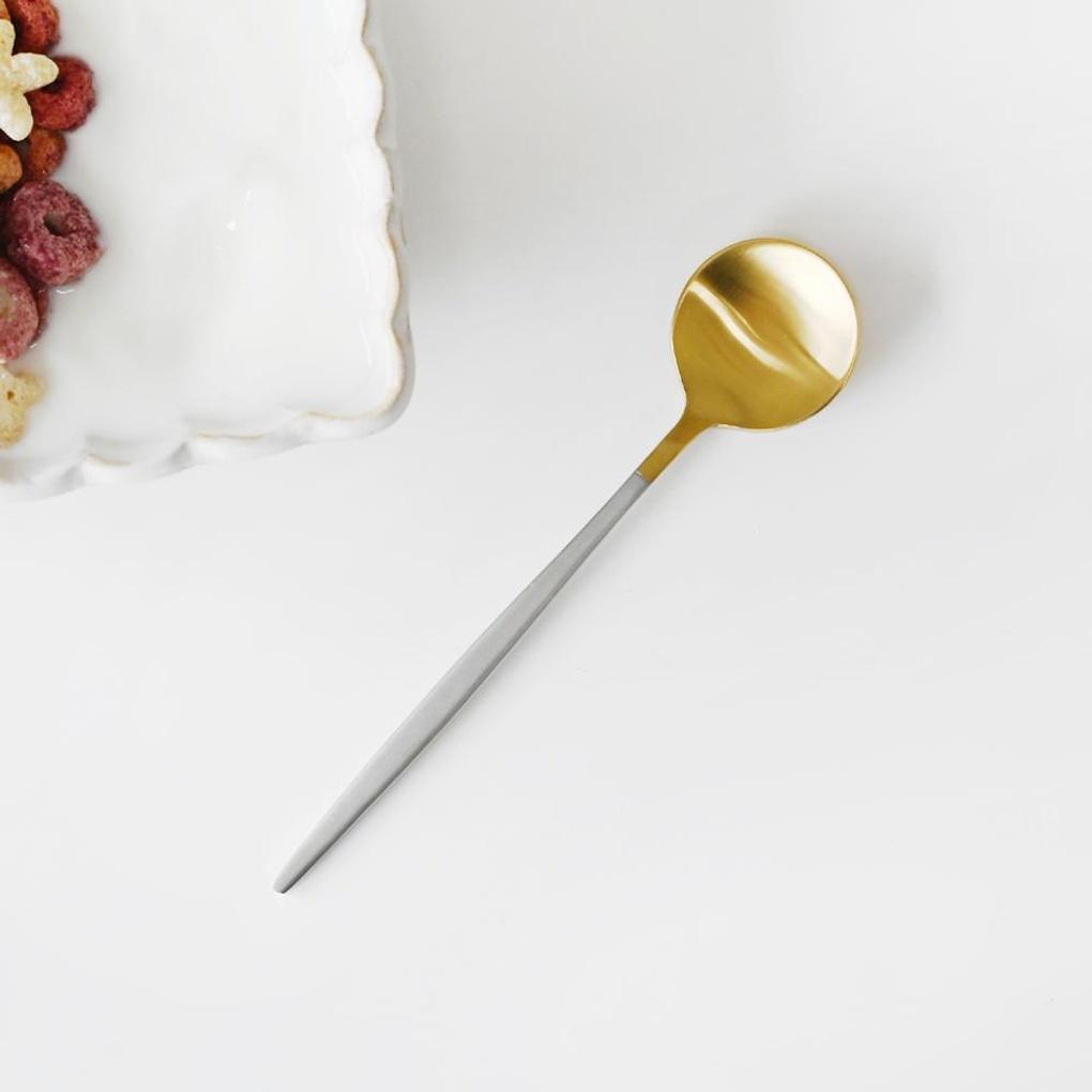 

Abella Matte Stainless Steel Teaspoon Two-Tone