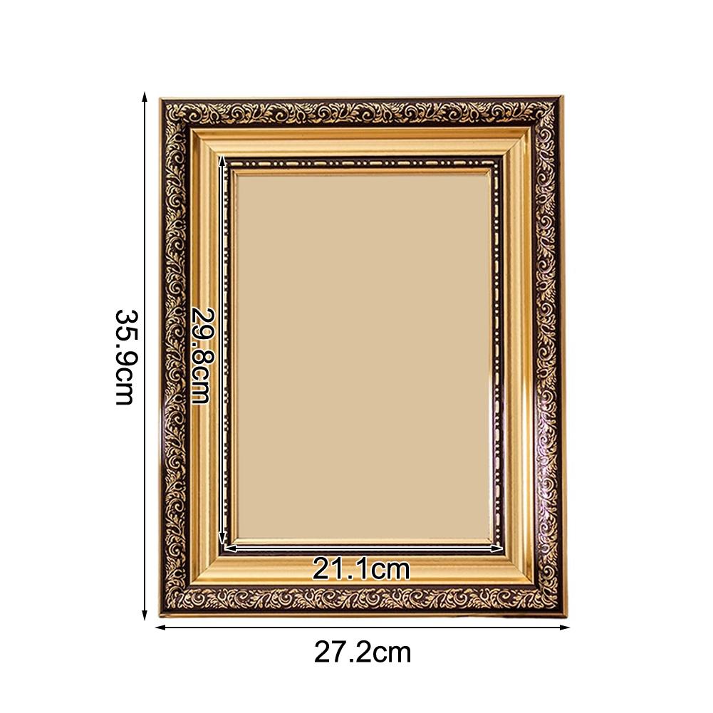 Holz für A4-Fotorahmen im Vintage-Stil für Schreibtisch- oder Wanddekoration, geeignet für Fotos, Zertifikate oder Kunstwerke