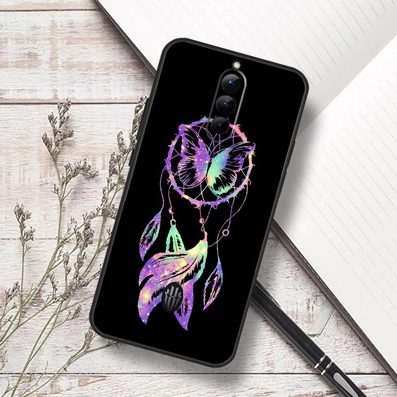 Retro Feather Dreamcatcher Case For ZTE Nubia RedMagic 6 7 6S 7S Pro 5G RedMagic 11 8 8S 9 9S 10S Pro Plus 10 Air Cover