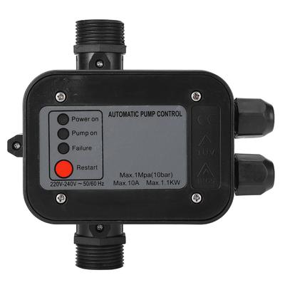 Interruptor de presión de bomba de agua autocebante de 220 V, color negro, controlador de presión automático