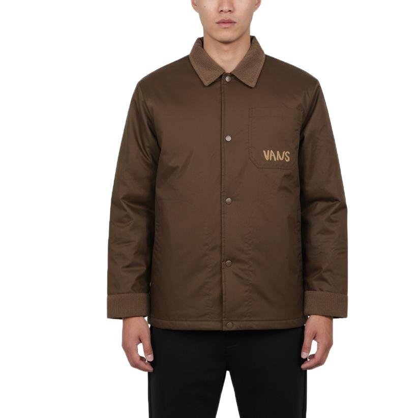 Vans Мужская хлопковая куртка Bolin с лацканами, однобортная, с длинным рукавом, куртки VN000W57FST M