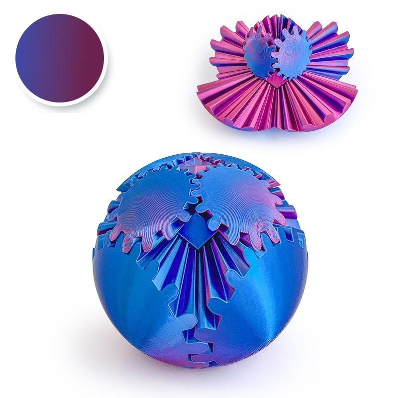 Gear Sphere The Steampunk Whirling Wonder Fidget Gear Ball 3D Printed Fidget Toy 3D PLA Toys Gifts GZW