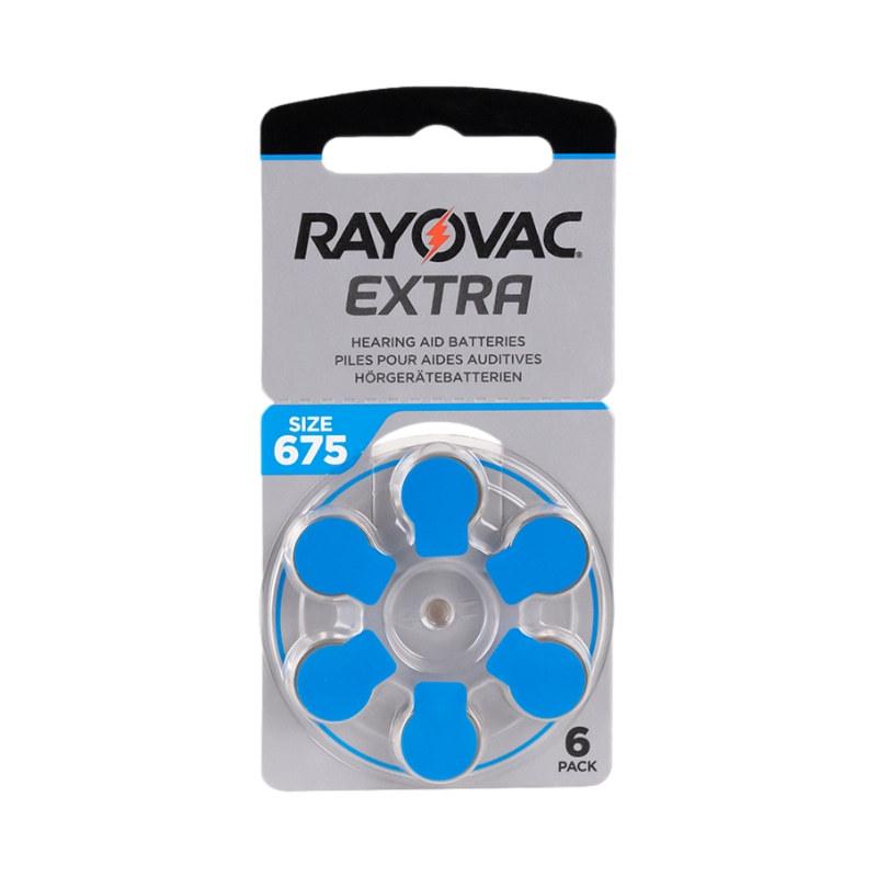 Rayovac A675 Hearing Aid Batteries - Authentic PR44 Button Cell 1.45V (UK Imported)