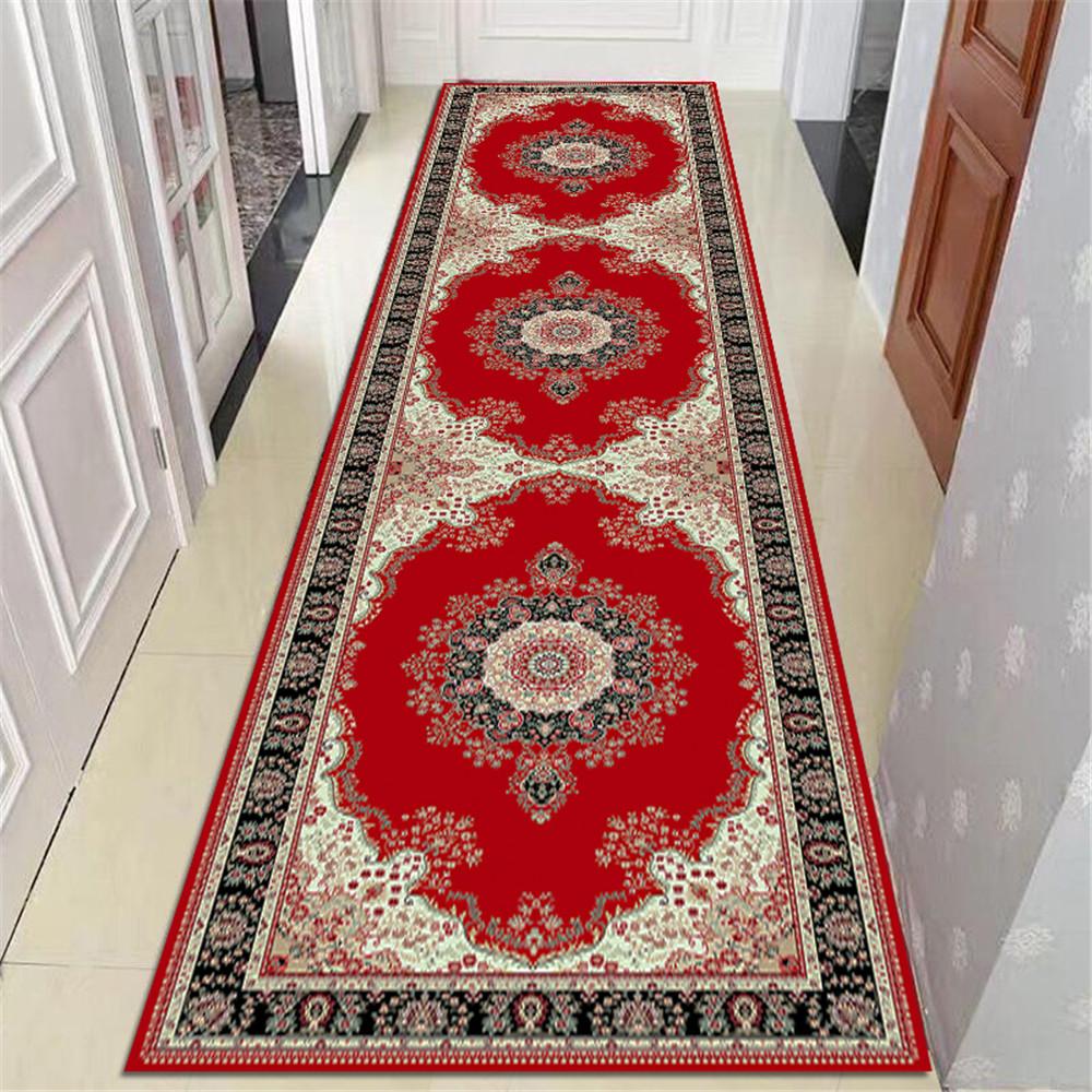 National Style Living Room Area Rug Home Decor Persian Corridor Hallway Carpet Islam Prayer Passageway Bedroom Rug Kitchen Mat