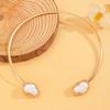 5pcs/set Punk Style Pearl Necklace Set Imitation Pearl Choker Necklace Set  Women Jewelry