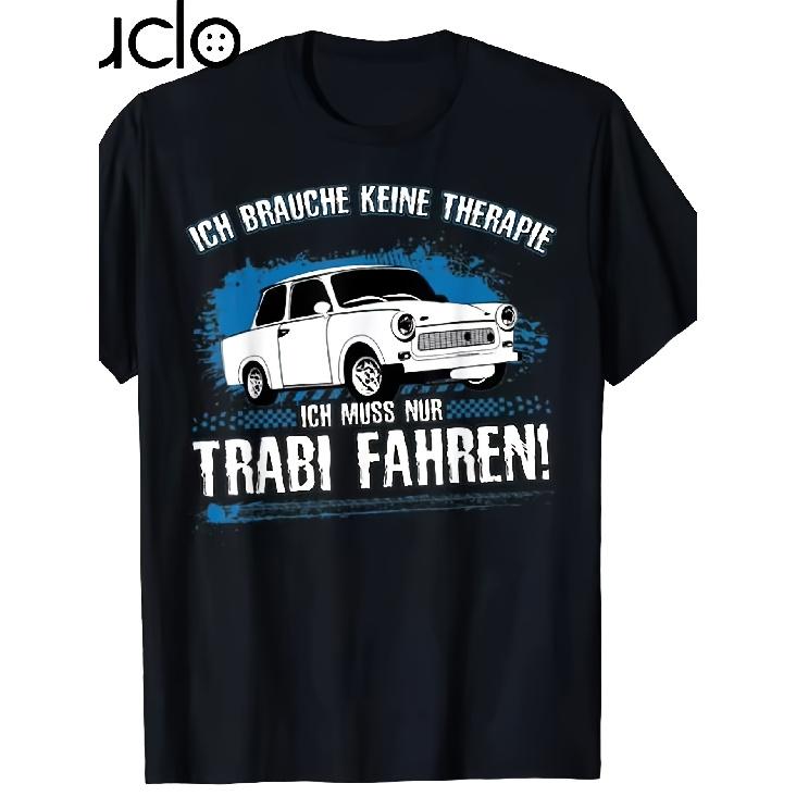 2026 NEW Style Trabi Trabbi Trabants 601 DDR Fahrzeug Car T-Shirt | Newest Men'S Funny Fashion Classic Band Shirts Casual Crew Neck Slight Stretch