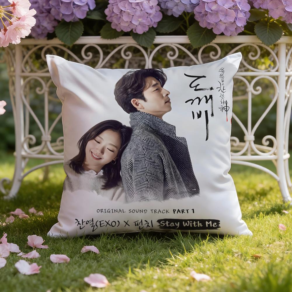 Korean drama G-Goblin  Cushion Cover Home & Car Dual-Scene Pillow Cover: Reversible for Premium Comfort