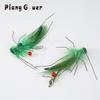 Artificial Insect Grasshopper Cat Teasing Stick Replacement Head Toy Green Pet Toys