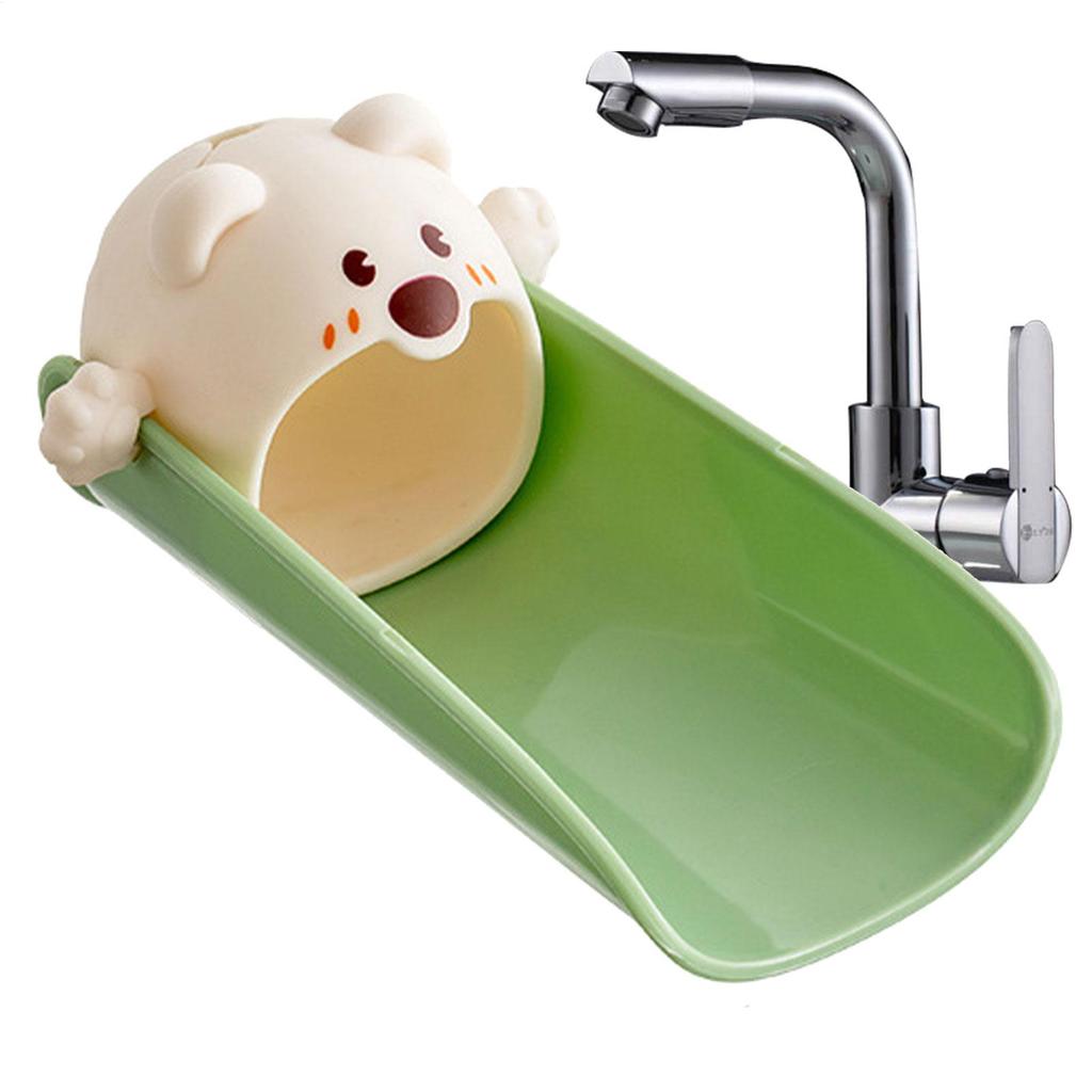 Multipurpose Cartoon Silicone Faucets Spout Extenders Splash-Proof Fun Baby Hand Washing Assistant For Kitchen Bathroom Sink