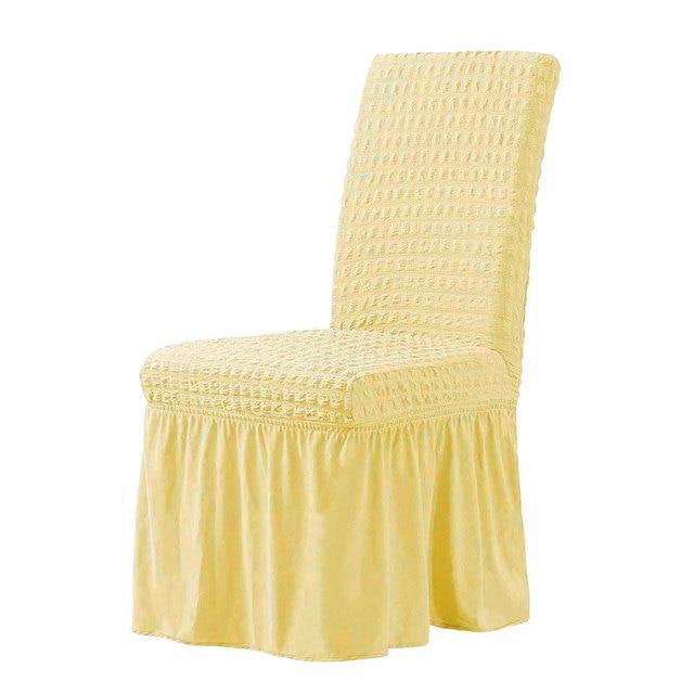 1 Piece Bubble Lattice Elastic Chair Covers Office Chair Cover With Back Spandex Chair Covers For Kitchen/Dining Room