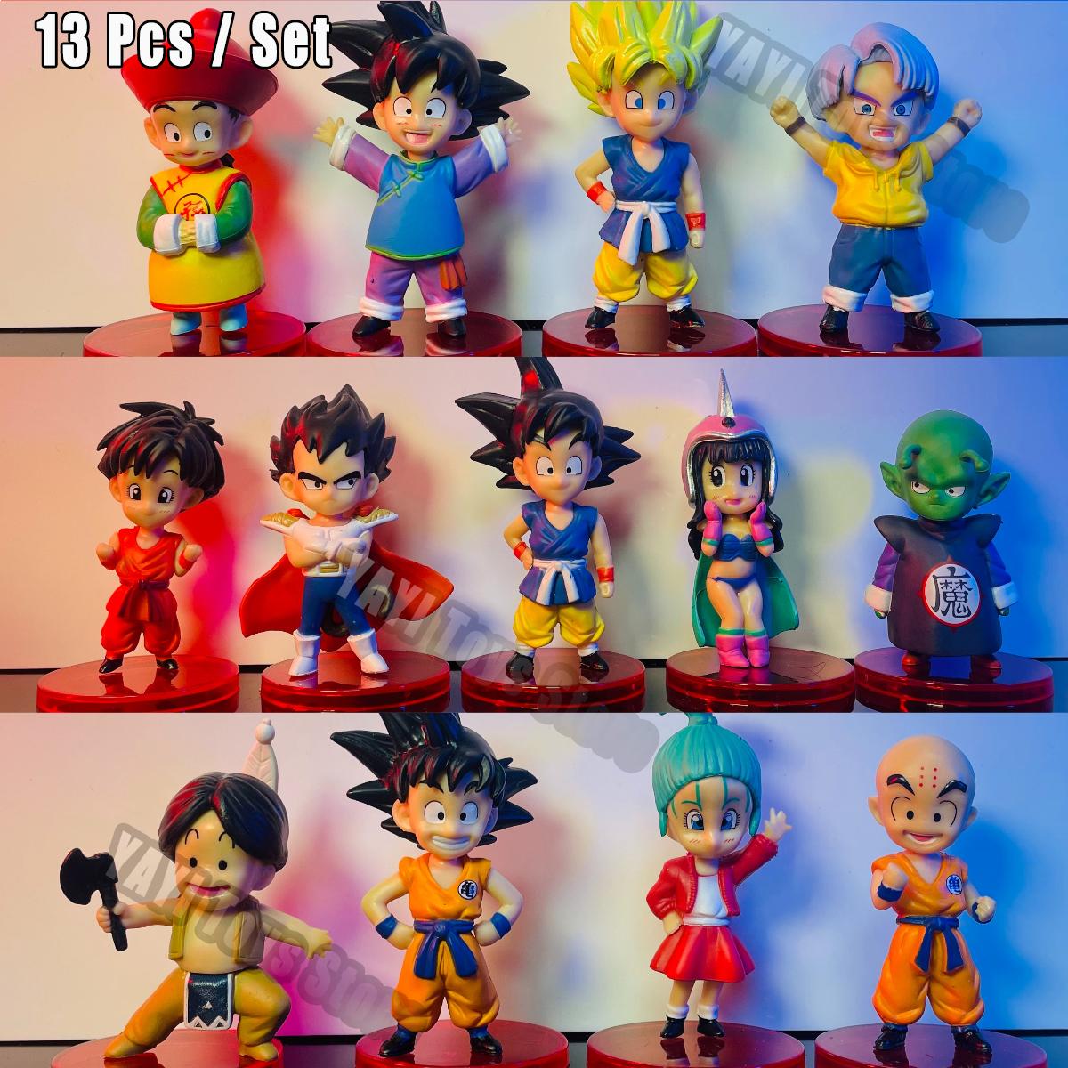 

Фигурка Аниме Dragon Ball Z Супер Сайян Сон Гоку Сон Гохан Веджета Броли Пикколо Маджин Буу Набор Фигурок Действия Модель Подарки Игрушка