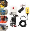 Electric Hydraulic Pump, 12V Hydraulic Press, Single-Acting Hydraulic Unit, Hydraulic Power Source for Tipping
