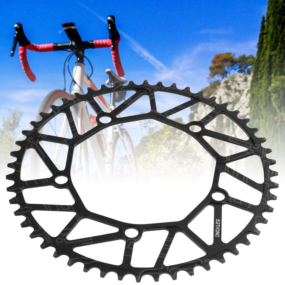     Light   Bike   &amp; Negative Teeth Single Chainring 130BCD Chain Wheel   Accessory(52T )