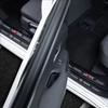 Carbon fiber protective stickers for car door sill side anti step bumpers For Toyota Hilux Aygo Yaris Ractis Corolla Camry CHR