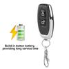 433MHz Matal Two Buttons RF Wireless Learning Code Remote Control Transmitter