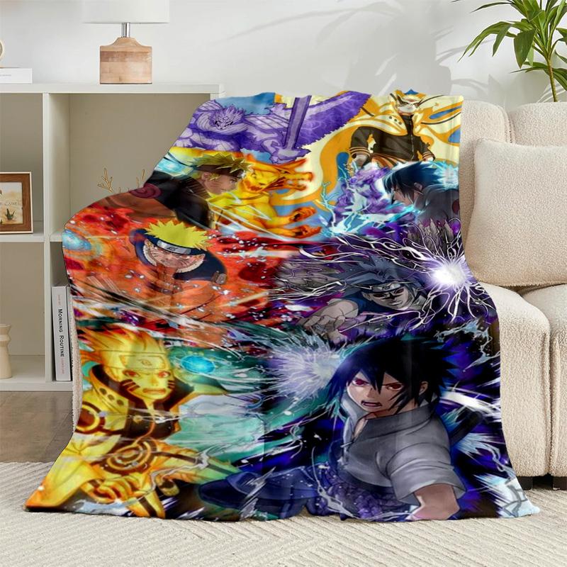 1PC Ninja Team Adventure Flannel Blanket Gift, Suitable for Both Men And Women, Soft Ideal for Beds And Sofa, Birthday Or Christmas Gift