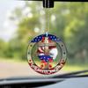 Acrylic Playful Car Decor Quirky Cartoon Hanging Ornament Versatile Bag And Home Use
