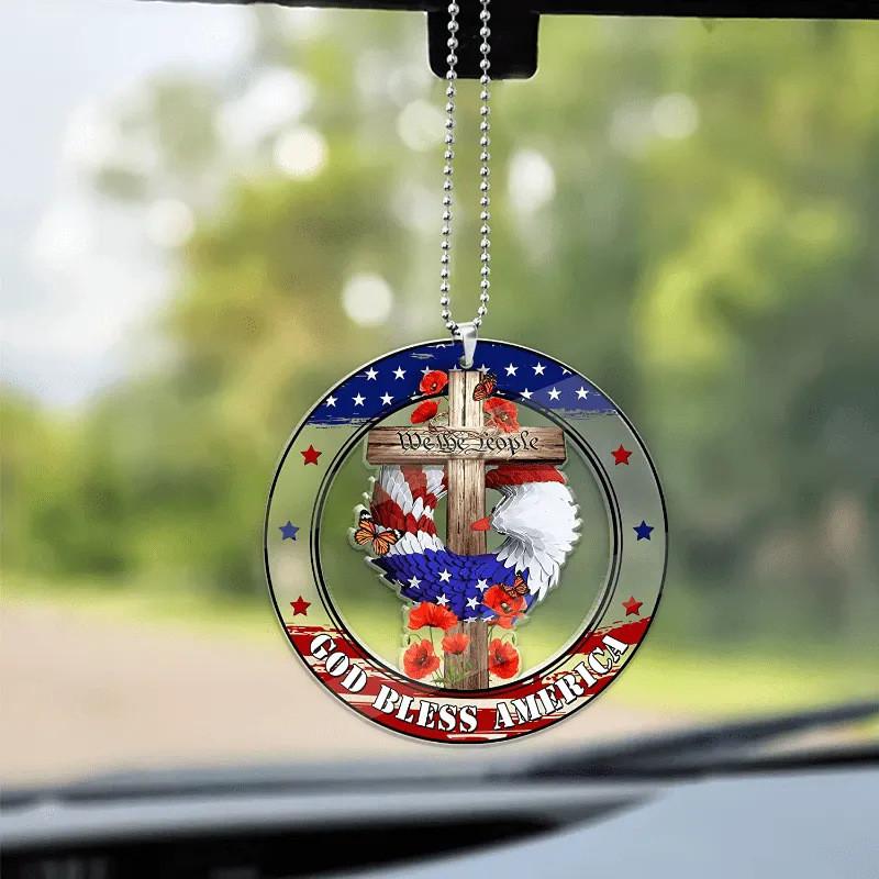 Acrylic Playful Car Decor Quirky Cartoon Hanging Ornament Versatile Bag And Home Use
