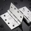 304 Stainless Steel American-Style Widened Hinge for Wood, Metal, and Fire Doors