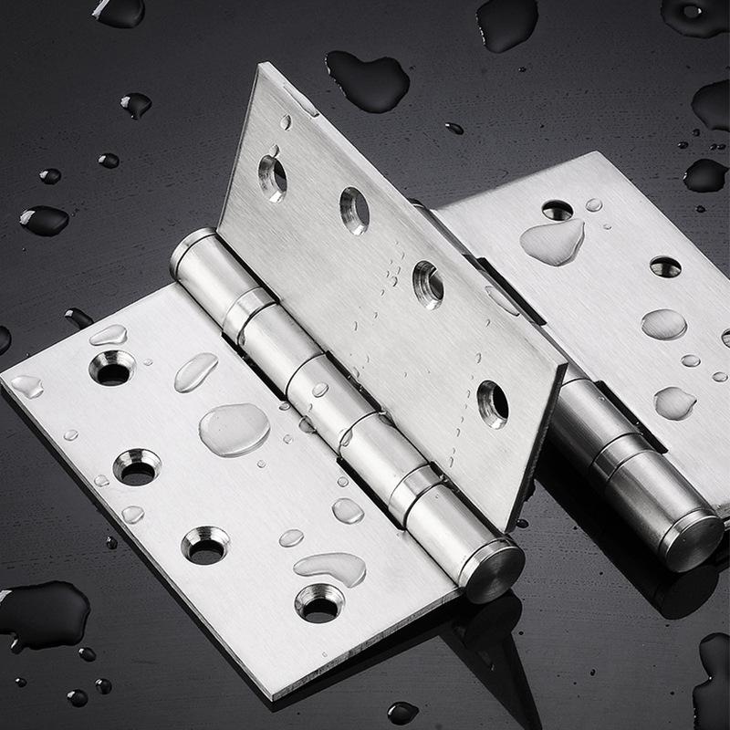 304 Stainless Steel American-Style Widened Hinge for Wood, Metal, and Fire Doors