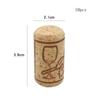 10Pcs 22mm Bottle Corks Reusable Sealing Plug Portable Wood Wine Corks Stopper  Home Brewing Wine