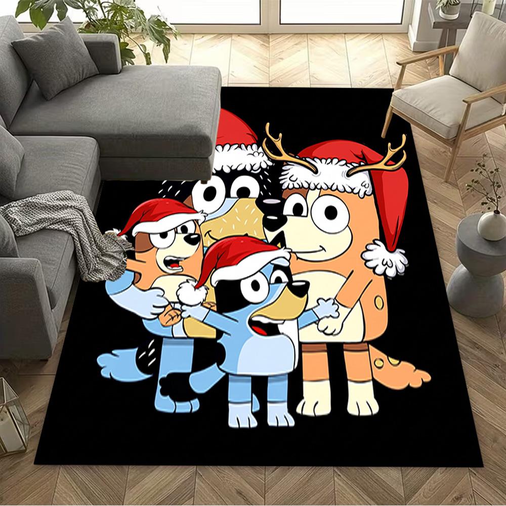 Christmas Friends Floor Rug Office Rug Design for Decorate room Kitchen Bedrooms Dining Room Anti-slip Rug Anime Office Decor