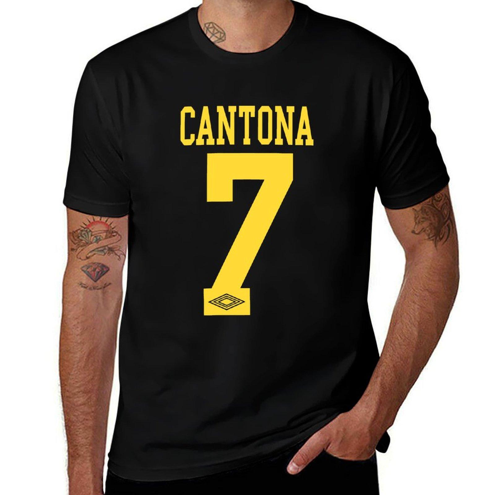 

Футболка Cantona 7 літні топи футболка на замовлення аніме фігурки чоловічі вінтажні футболки S