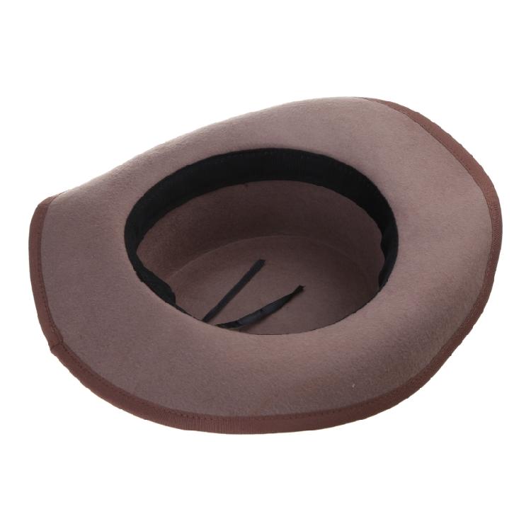 Cappello a Cilindro Fedora di Lana Cappello da Gentiluomo Regalo per Fidanzato Cappello a Cilindro a Tesa Corta