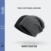 Unisex Waffle Knit Hat: Slimming Design, Large Fit, Breathable, Warm for Autumn & Winter