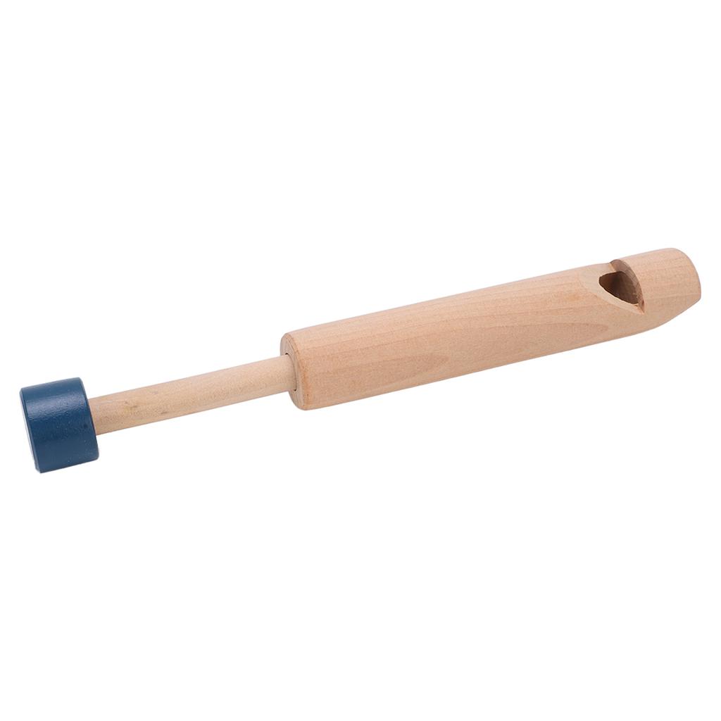 Wooden Slide Whistle Push Pull Voice Change Flute Educational Instrument Toy for ChildrenBlue