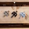 MEINL Stick Brush Meinl Tuning Key Kinetic Key Black Nickel SB501 & (Drum Key)