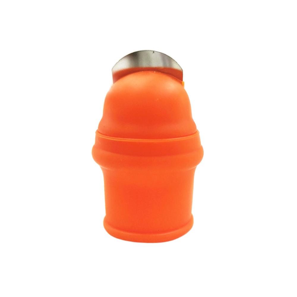 Silicone World 1 Set Silicone Finger Protector With Blade Fruits Vegetable Thumb Knife Finger Guard Kitchen Gadgets Accessories