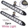 1pair 9 LED 12V Daytime Running Lights Flexible Waterproof Car Head Lamp Led Light Fog Day Driving Head