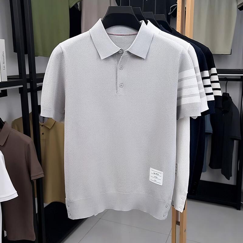 

EALITEN Men s Short Sleeve Knitted T-Shirt YTMTST7095 170/M