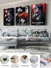 Halloween Frameless Wall Mural: Light Yagami & Ryuk for Living Room, Bedroom, Bathroom Decor