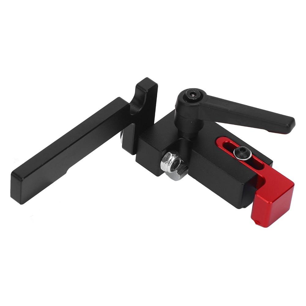 Schiebeverbinder T-Nut Flip-Stop Aluminiumlegierung Werkbank T-Nut Stop Werkstattprojekte